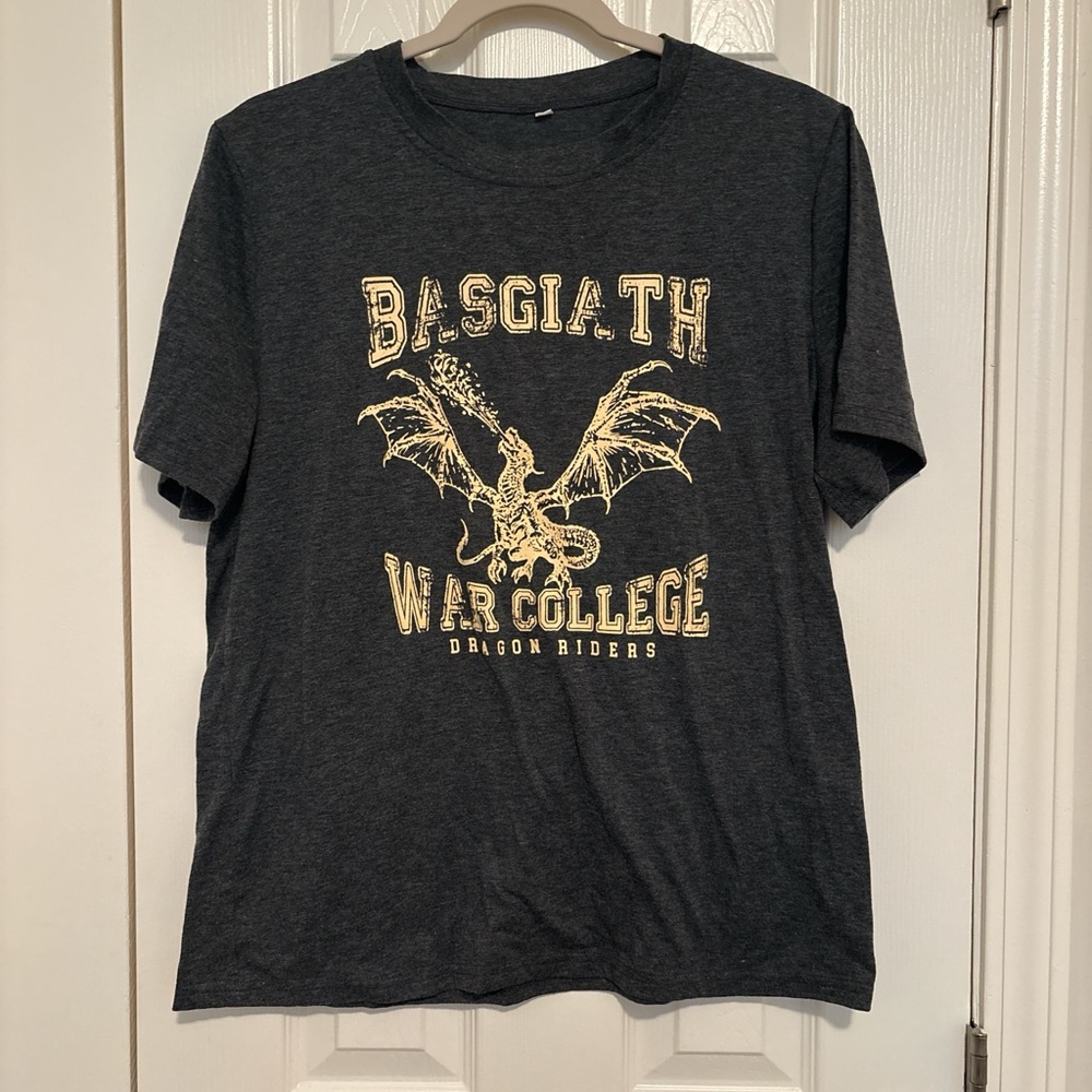 SHEIN Dark Gray Graphic Tee